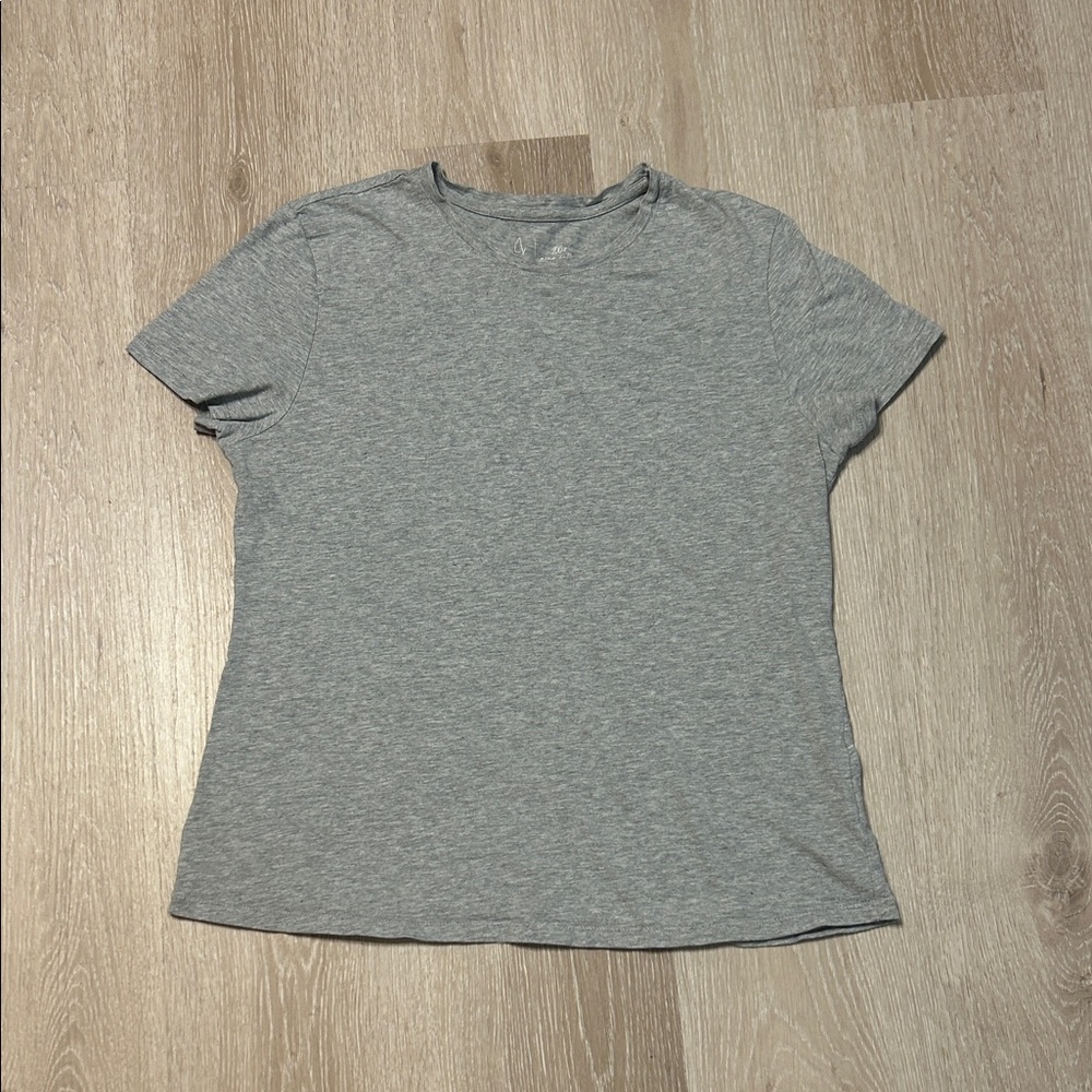 Joie Gray 100% Cotton Women's Crewneck Babydoll Tee